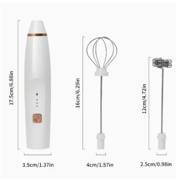 Milk Frother Handheld - Black - NWT - Picture 3 of 4